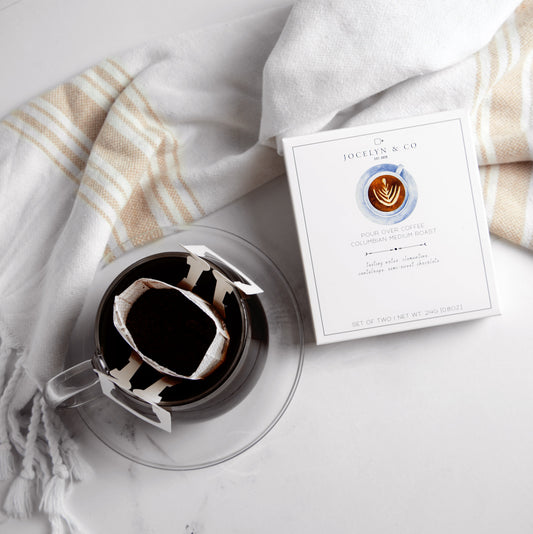 Experience Coffee Perfection with Jocelyn & Co. Colombian Pour Over Coffee