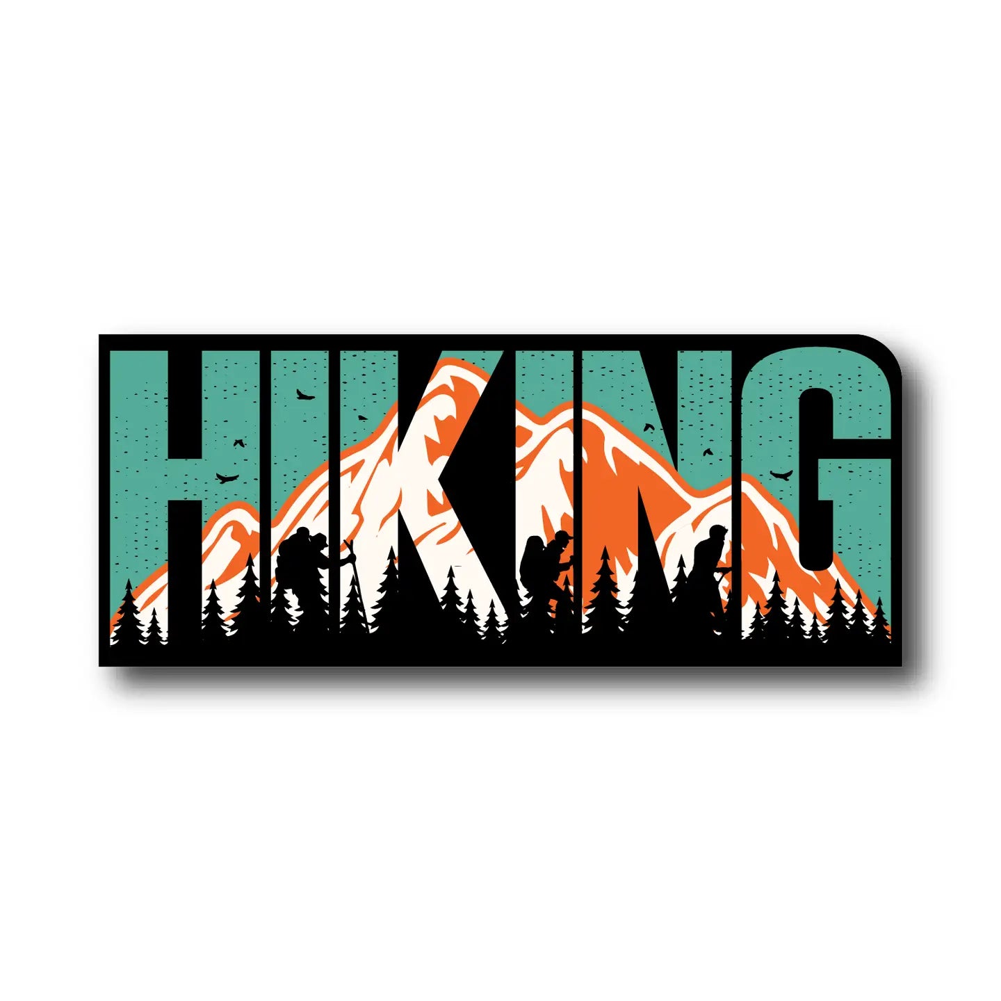 HIKING Sticker