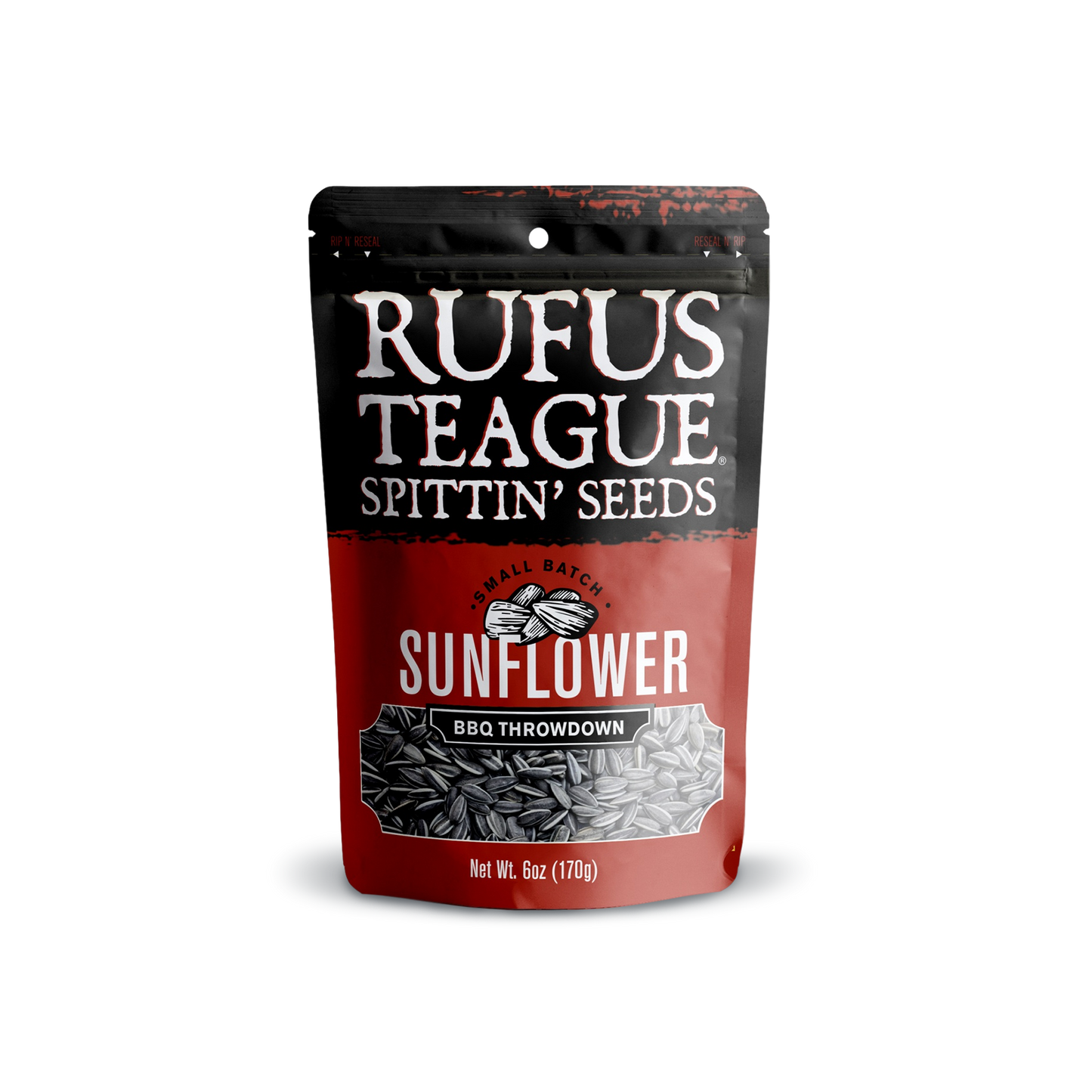 Rufus Teague Bbq Throwdown Sunflower Seeds - Bags: 6oz