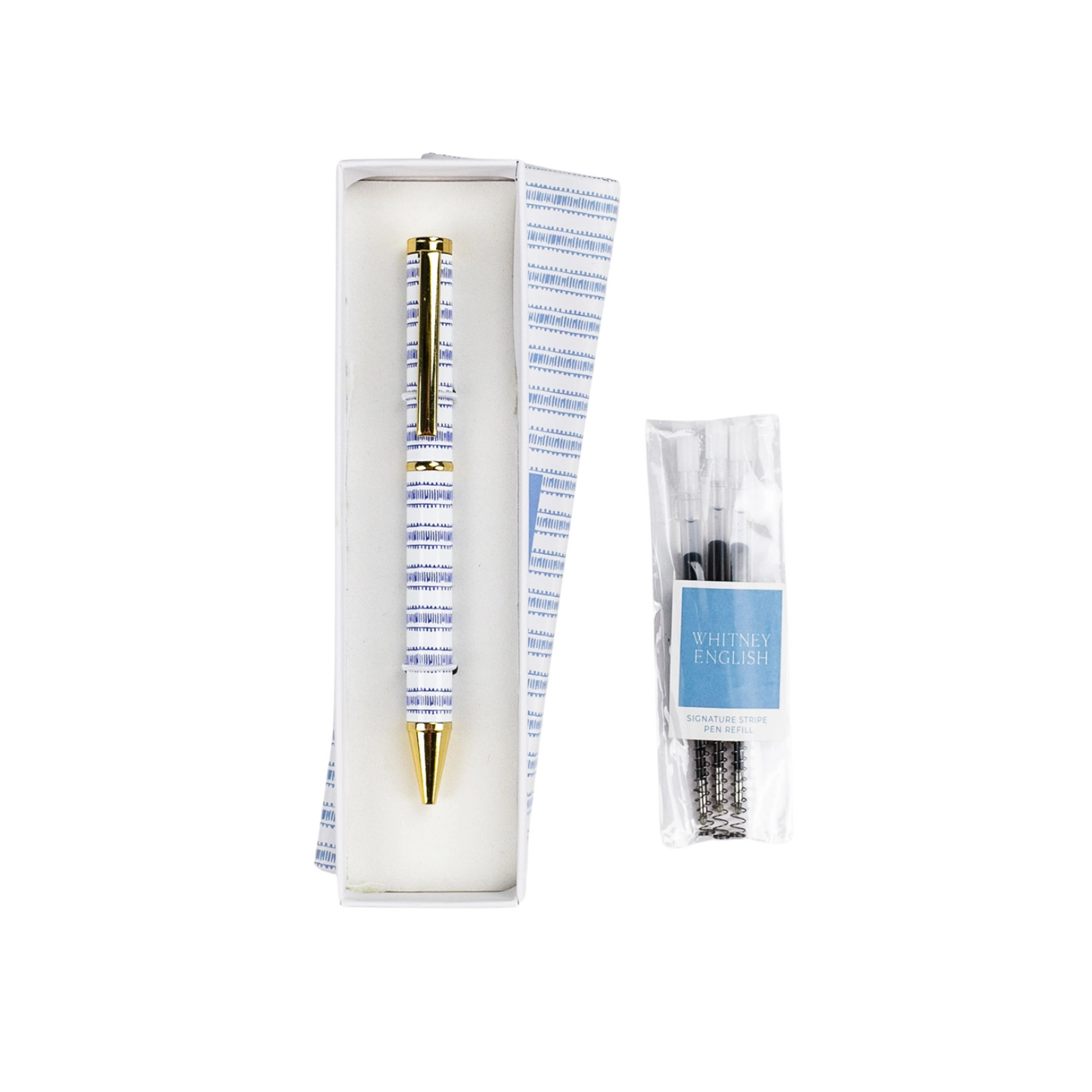 Signature Striped Pen with Refills