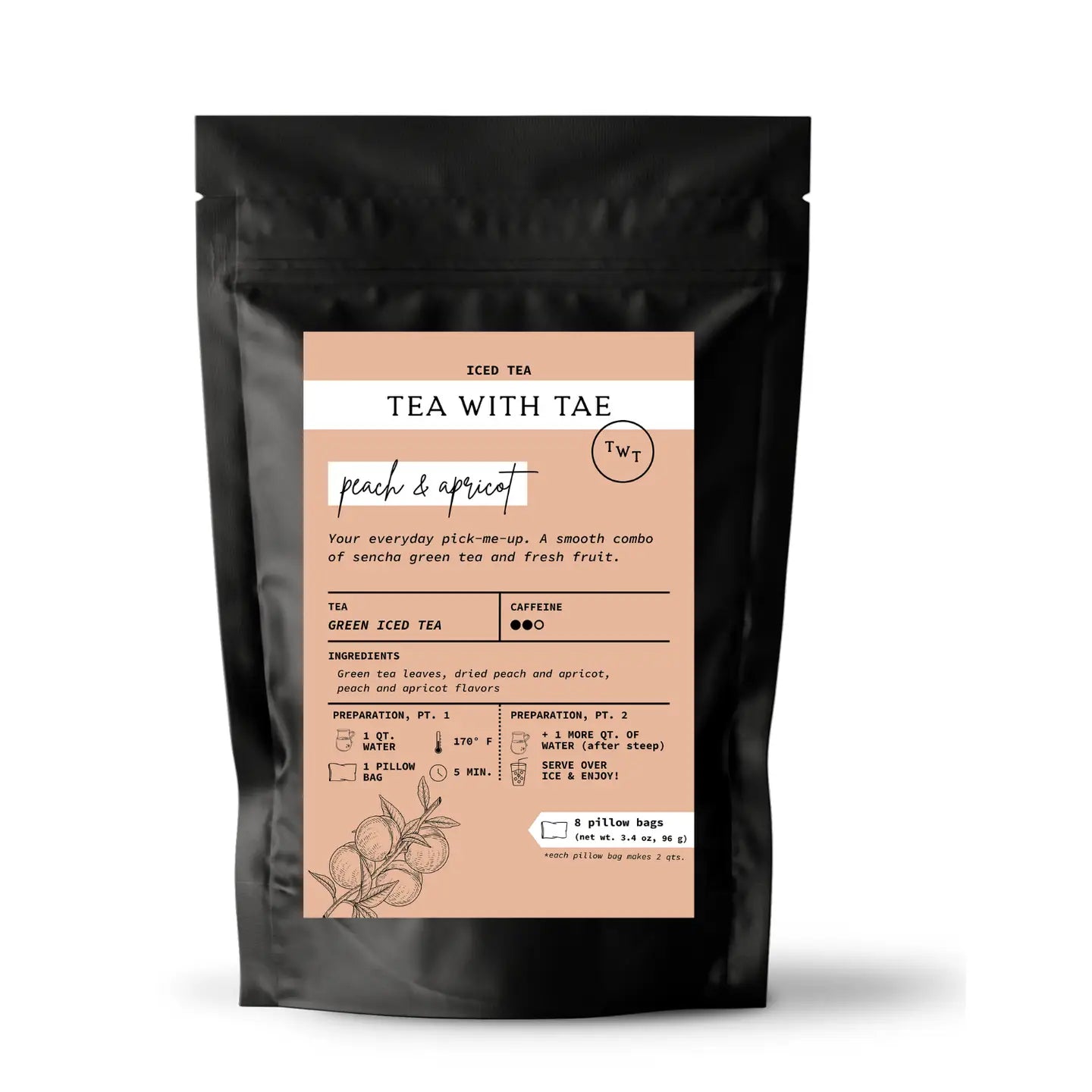 Iced Peach Green Tea