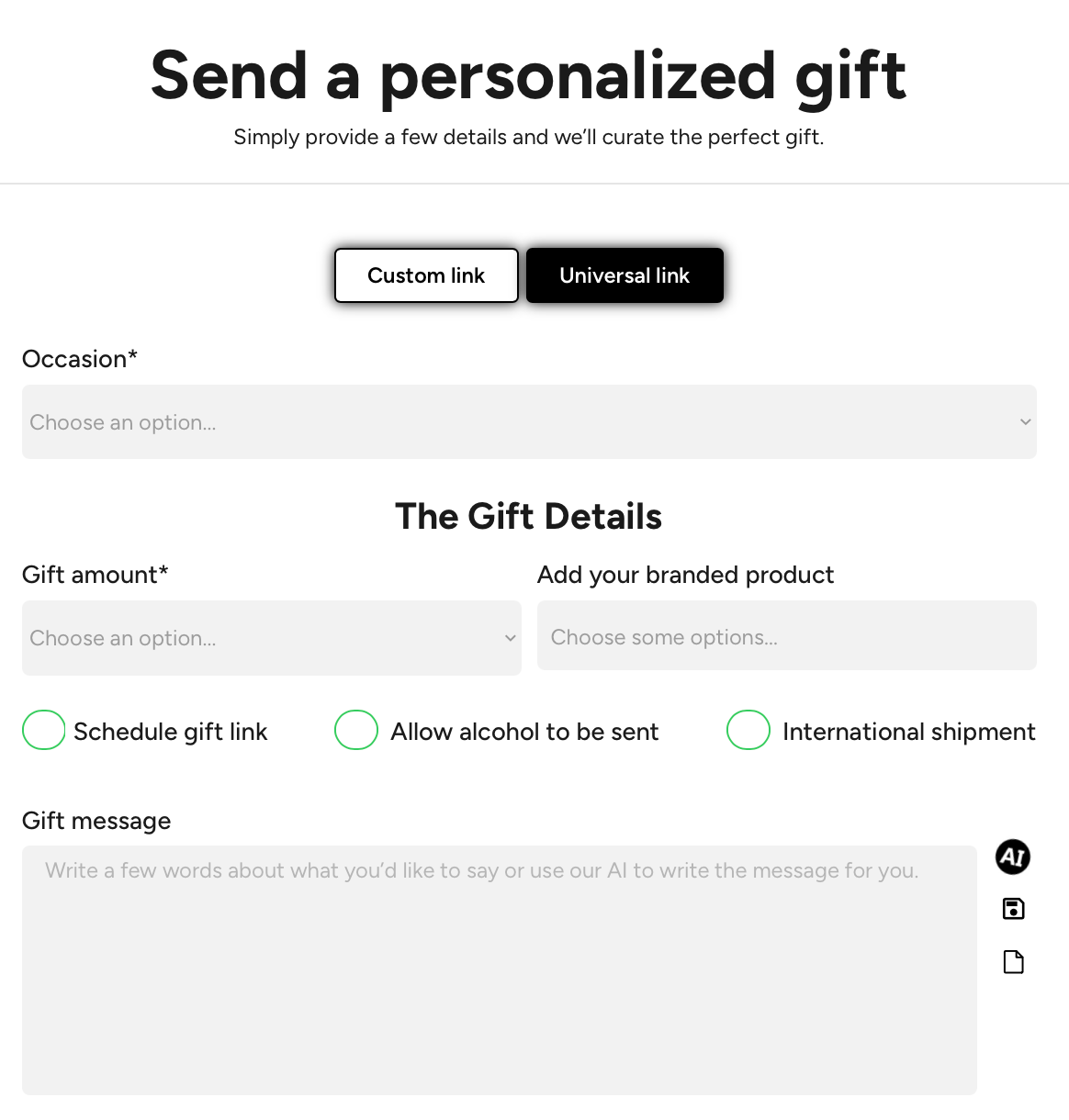 One Link, Endless Gifts: Introducing Universal Link