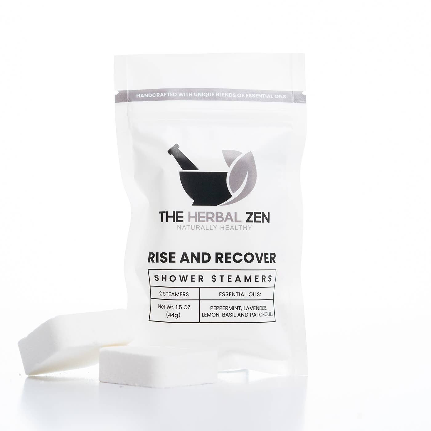 Shower Steamer Rise and Recover | Peppermint+Lavender+Lemon+Basil+Patchouli