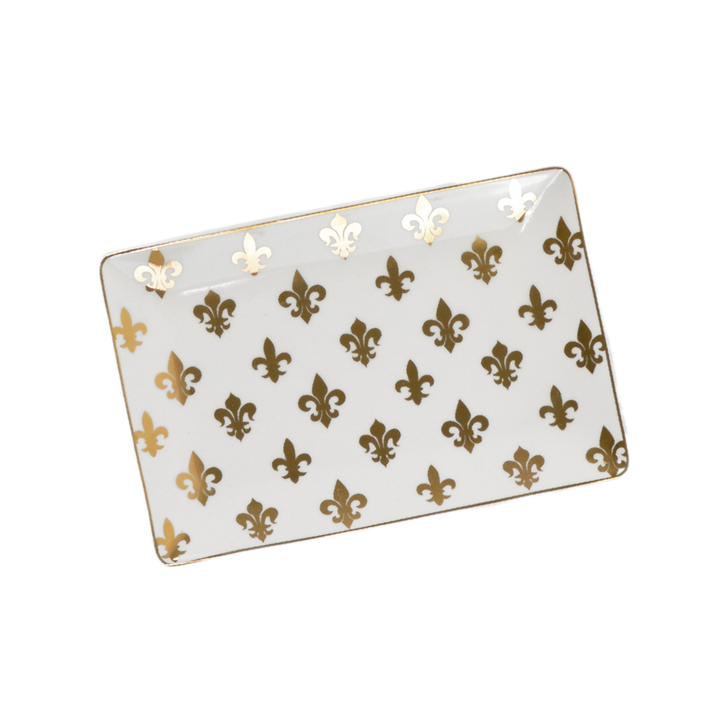 Gold Fleur de Lis Tray