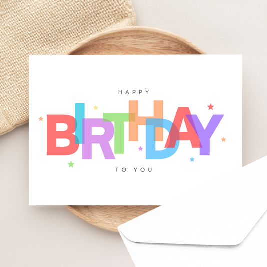 Happy Birthday Card