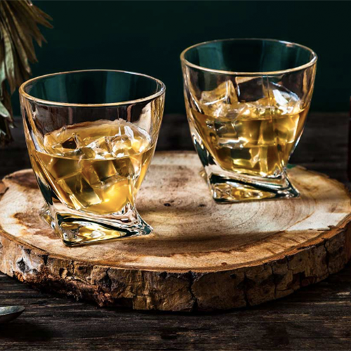 Atlas Crystal Whiskey Glasses