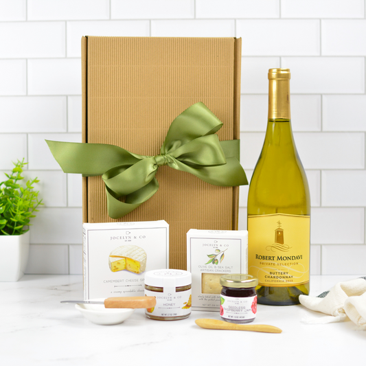 Chardonnay Celebration Gift Box with Gourmet Pairings