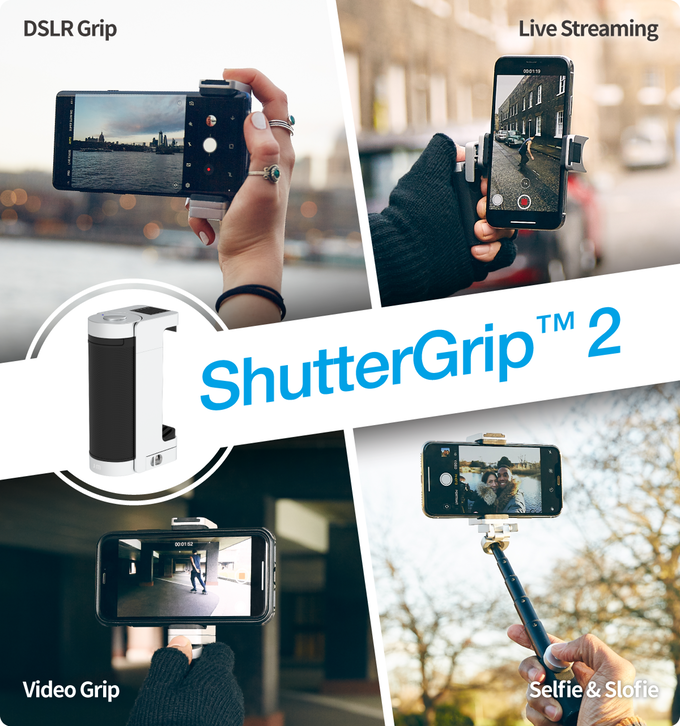 ShutterGrip2 Secure Camera Handle - Rose Pink
