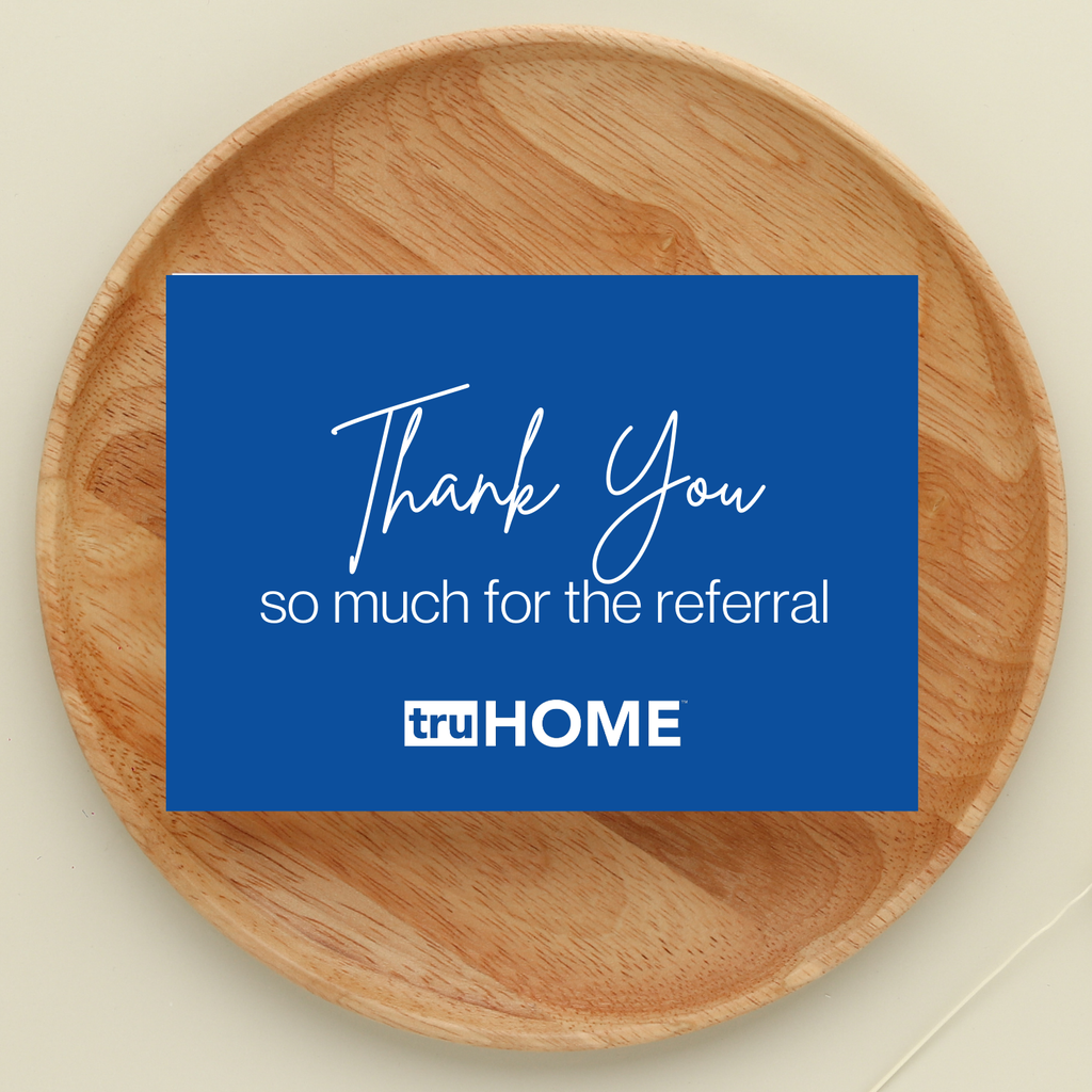 TruHome Referral Thank You Card - Jocelyn & Co. Business Gifting Services 