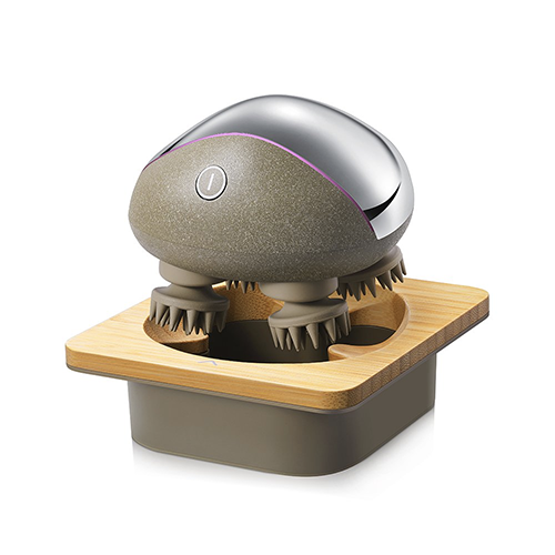 Breo Scalp Mini Head & Body Massager (with Bamboo Charging Base)