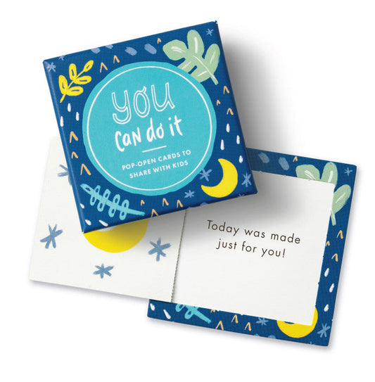 Thoughtful Pop-Open Cards You Can Do It (Kids)