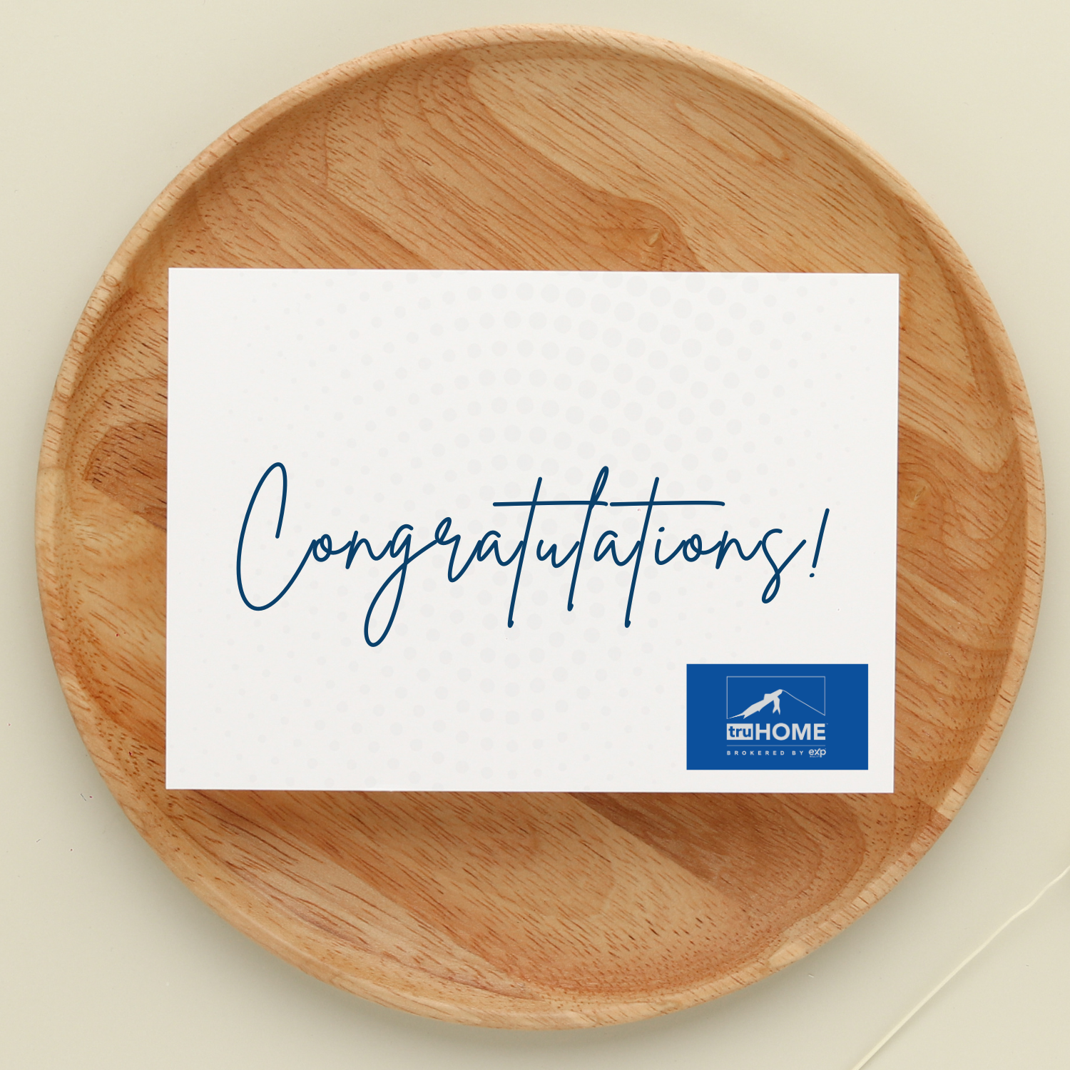 TruHome Congratulations Card - Jocelyn & Co. Business Gifting Services 