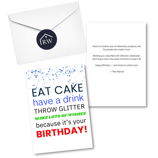 Rick Warner Team Birthday Card