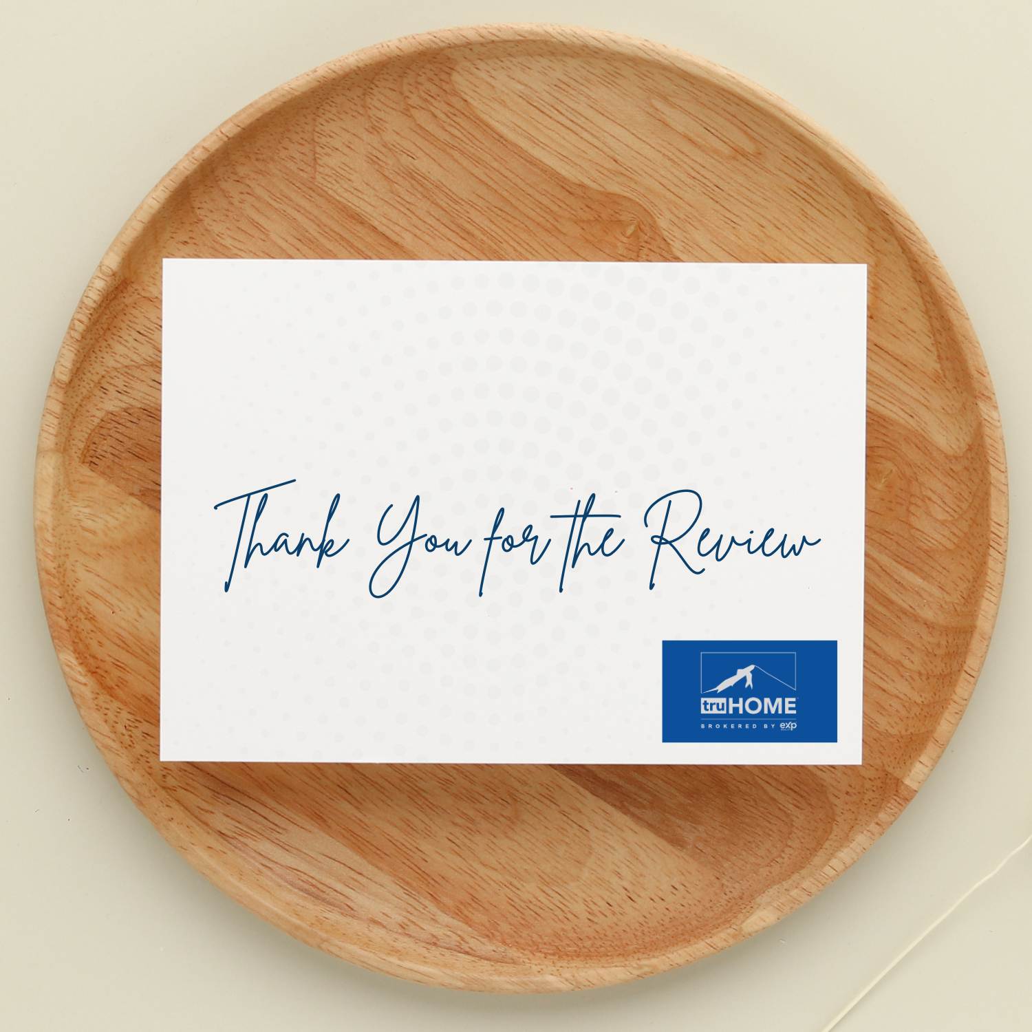 TruHome Review Thank You Card - Jocelyn & Co. Business Gifting Services 