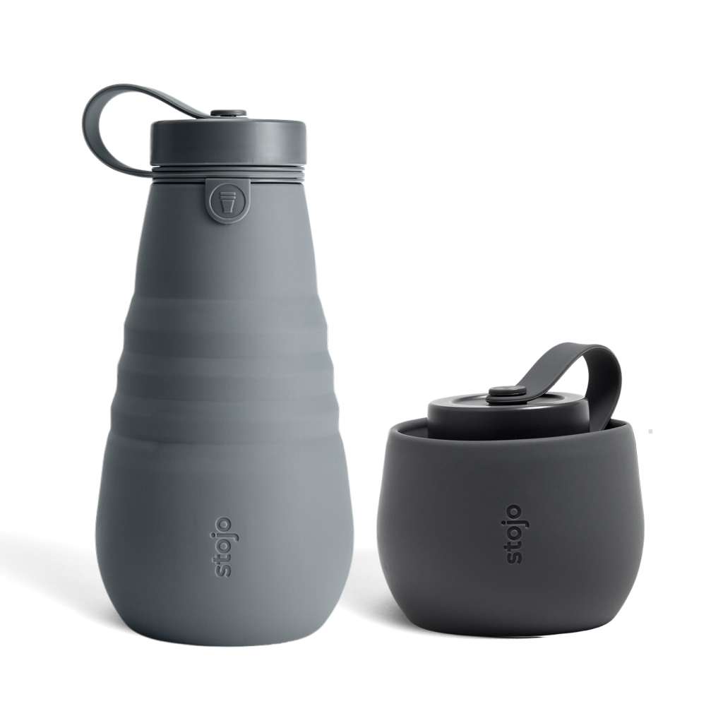 Outdoor Collapsible Cup - 20 oz. Grey