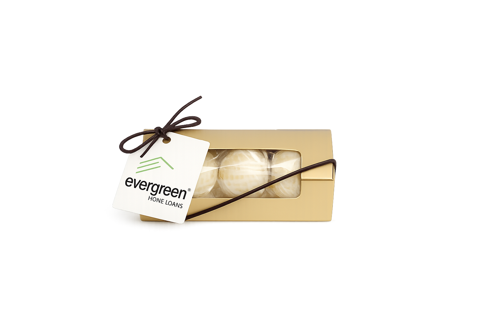 Set of Three Chocolate Golf Balls - Heat Sensitive