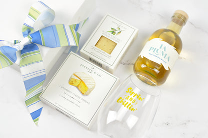 Sippin’ & Chillin’ Wine & Cheese - Jocelyn & Co. Business Gifting Services 