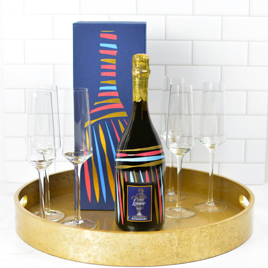 Pommery Cuvée Louise Champagne Celebration Set