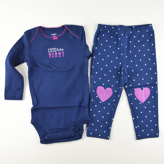 Cute Like Mommy Outfit 12 months