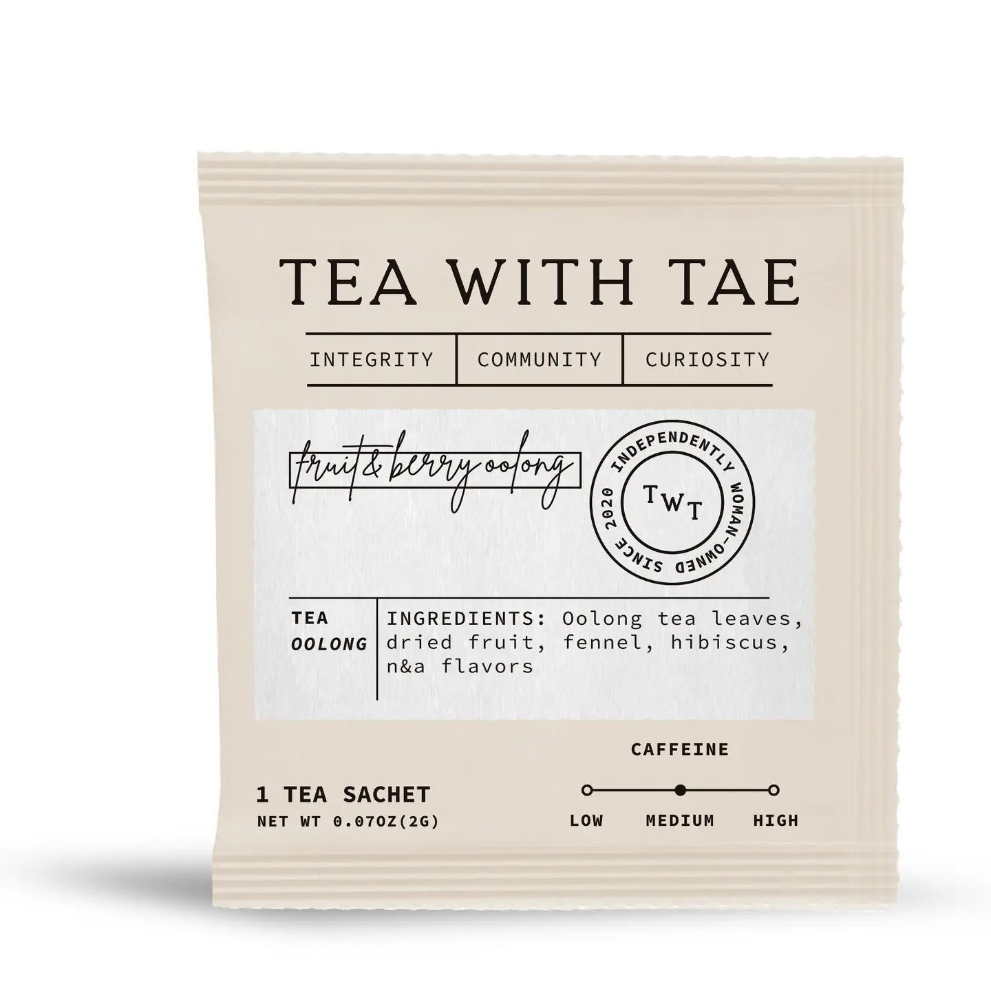 Tea With Tae - Fruit & Berry Oolong Bag set of 3