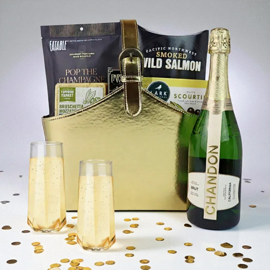 Pop The Champagne And Snacks