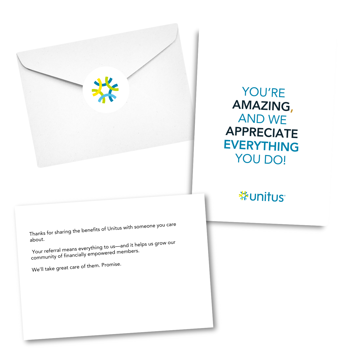 Unitus Greeting Card