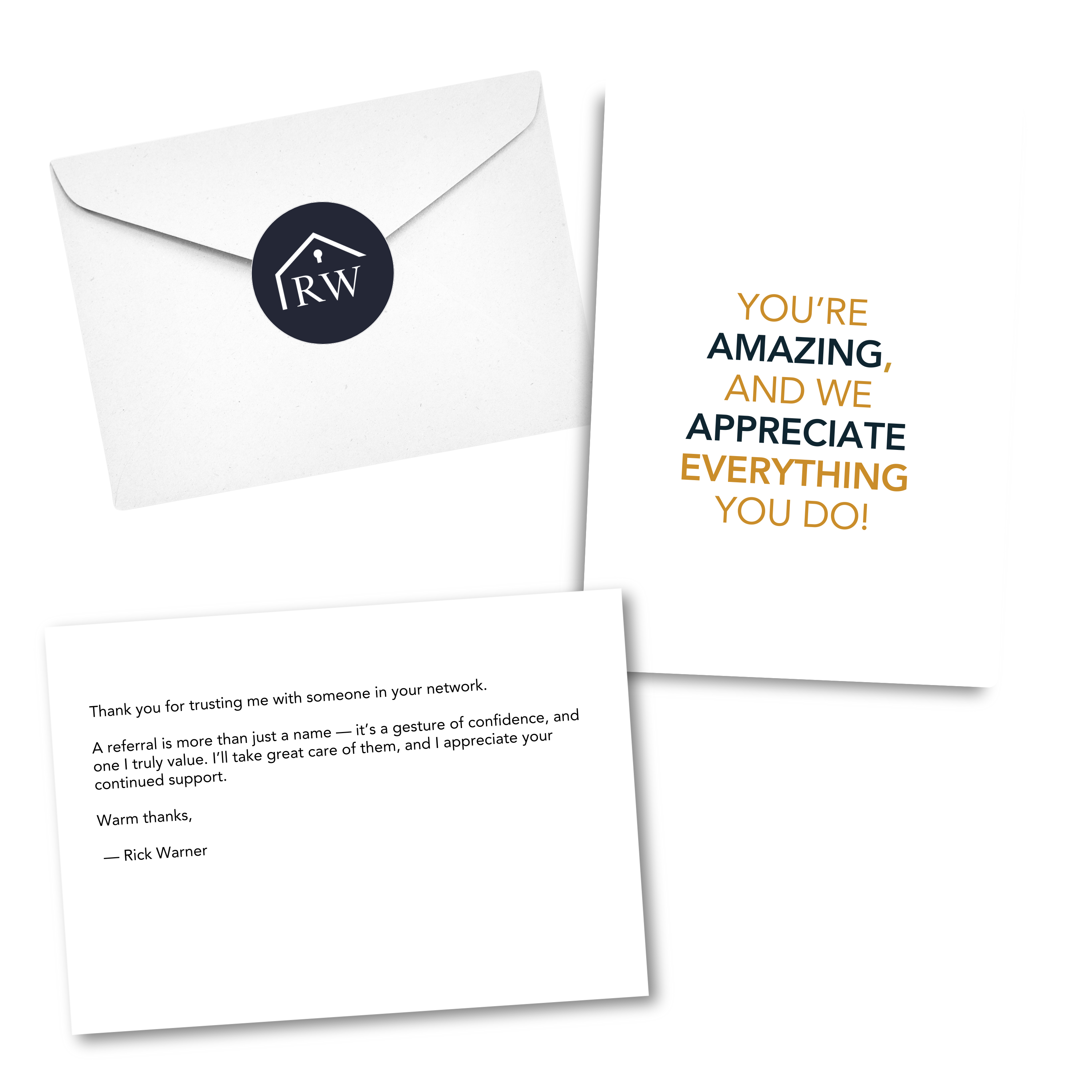 Rick Warner Team Referral Card