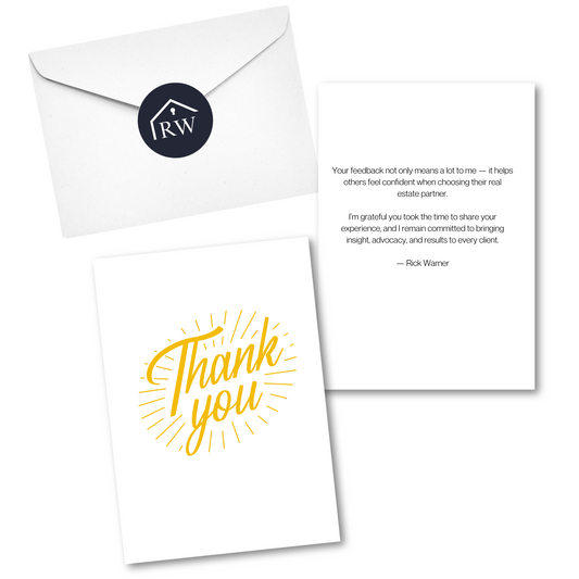 Rick Warner Team Review Card