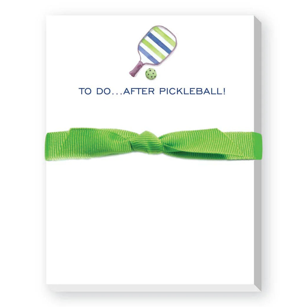 To do ... After Pickleball  Notepad