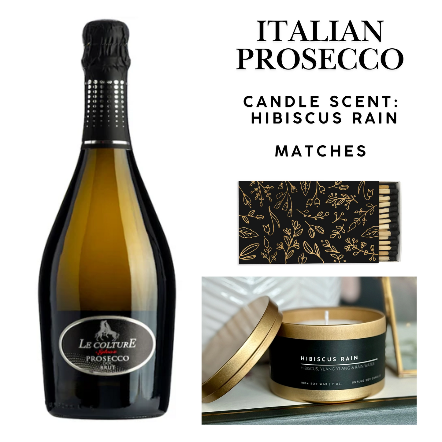 Prosecco & Candle Gift Set